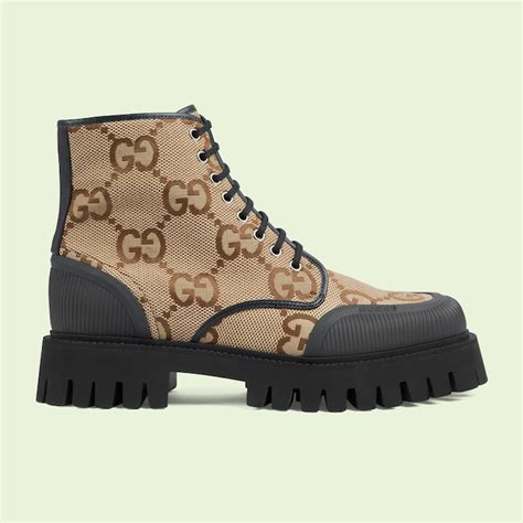 gucci lace up boots